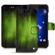 가죽 커버 HTC U11 - Vert Patine