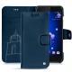가죽 커버 HTC U11 - Blu mediterran