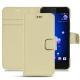 Capa em pele HTC U11 - Beige PU