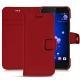 Housse cuir HTC U11 - Rouge PU