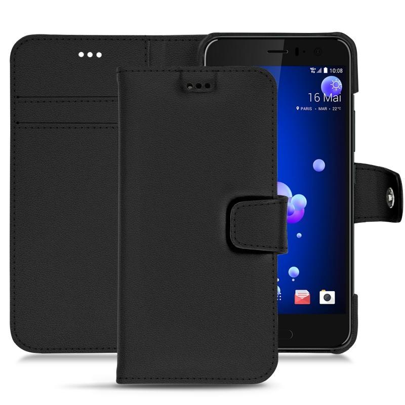 Custodia in pelle HTC U11 - Noir PU