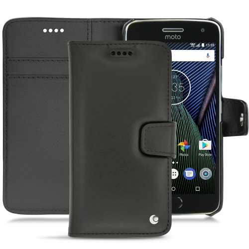 Capa em pele Lenovo Moto G5 Plus