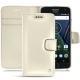 Lederschutzhülle Lenovo Moto G5 Plus - Blanc (  Nappa - White ) 