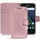 Capa em pele Lenovo Moto G5 Plus - Rose ( Nappa - Pantone 2365C ) 