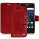 Funda de piel Lenovo Moto G5 Plus - Rouge ( Nappa - Pantone 199C ) 