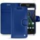 Lederschutzhülle Lenovo Moto G5 Plus - Bleu océan ( Nappa - Pantone 293C ) 