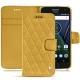 Custodia in pelle Lenovo Moto G5 Plus - Mimosa - Couture ( Pantone 141C ) 