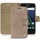 Capa em pele Lenovo Moto G5 Plus - Taupe vintage ( Pantone 7530C ) 