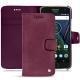 Lederschutzhülle Lenovo Moto G5 Plus - Prune vintage ( Pantone 512C ) 