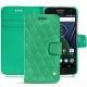 Capa em pele Lenovo Moto G5 Plus - Menthe vintage - Couture