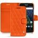 가죽 커버 Lenovo Moto G5 Plus - Orange fluo - Couture