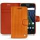 가죽 커버 Lenovo Moto G5 Plus - Abaca arancio