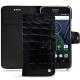 Funda de piel Lenovo Moto G5 Plus - Crocodile nero