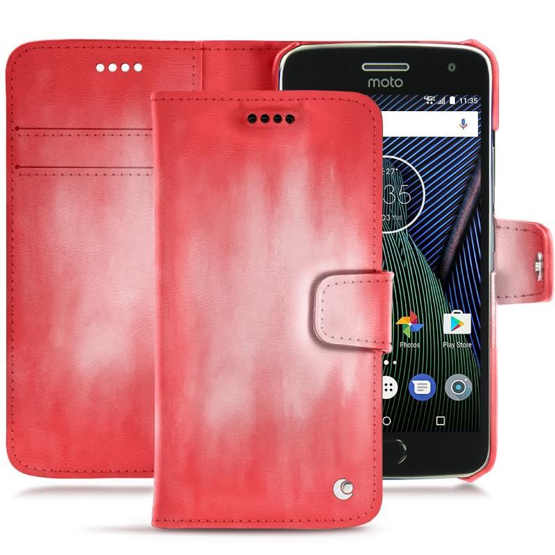 Lederschutzhülle Lenovo Moto G5 Plus