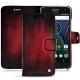Housse cuir Lenovo Moto G5 Plus