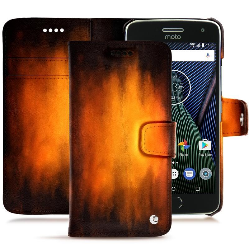Lenovo Moto G5 Plus leather case