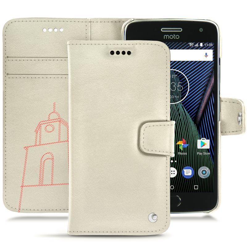Housse cuir Lenovo Moto G5 Plus