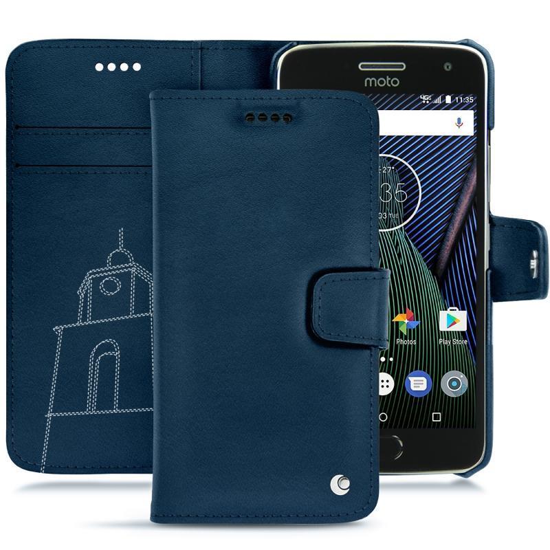 Lederschutzhülle Lenovo Moto G5 Plus