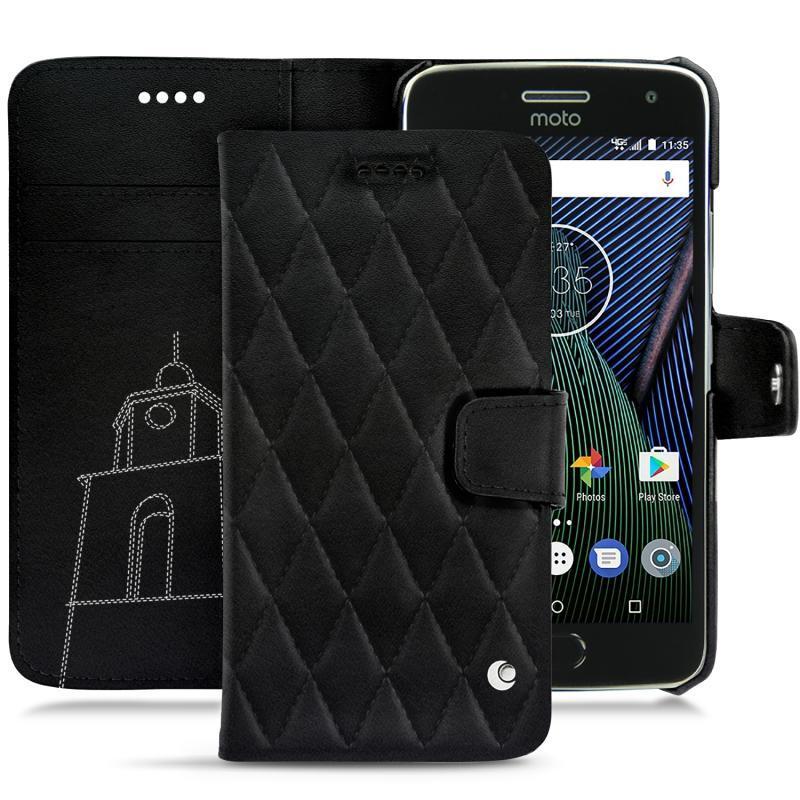 Capa em pele Lenovo Moto G5 Plus
