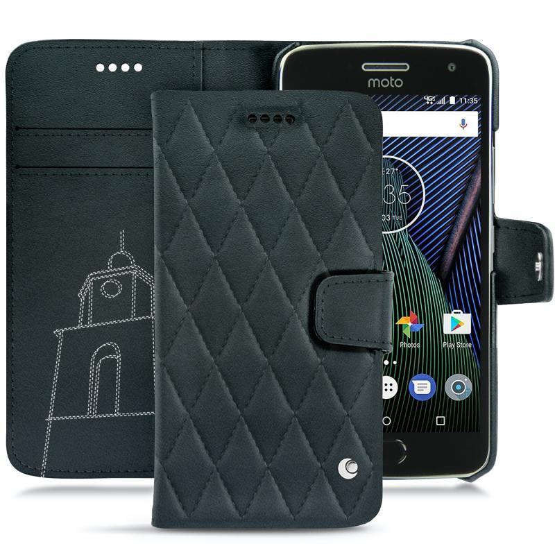 Capa em pele Lenovo Moto G5 Plus