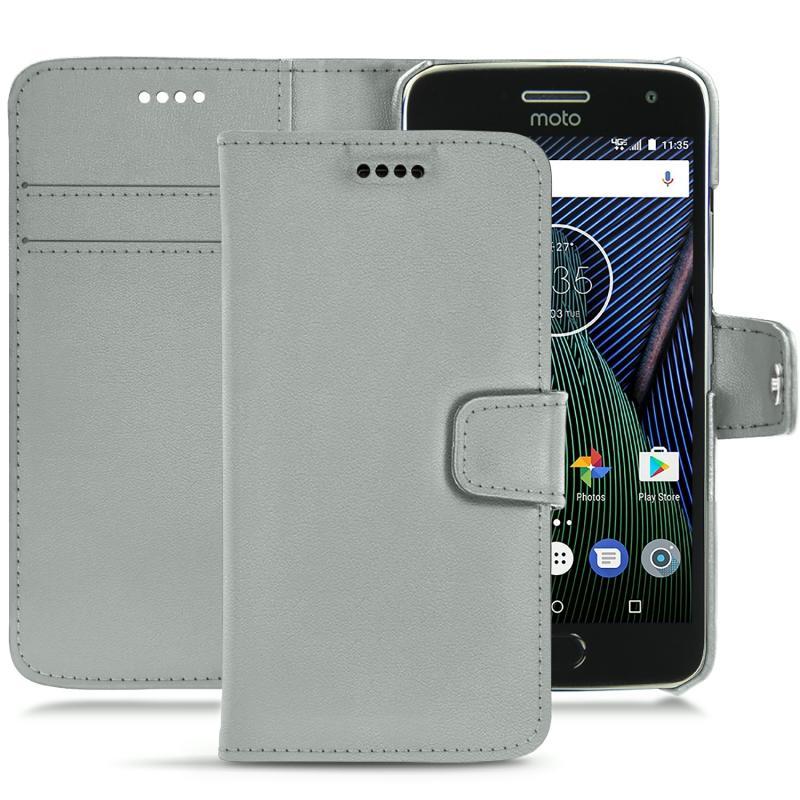 Capa em pele Lenovo Moto G5 Plus
