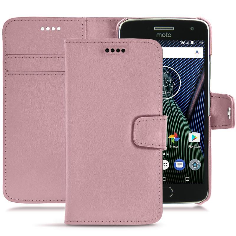 Capa em pele Lenovo Moto G5 Plus
