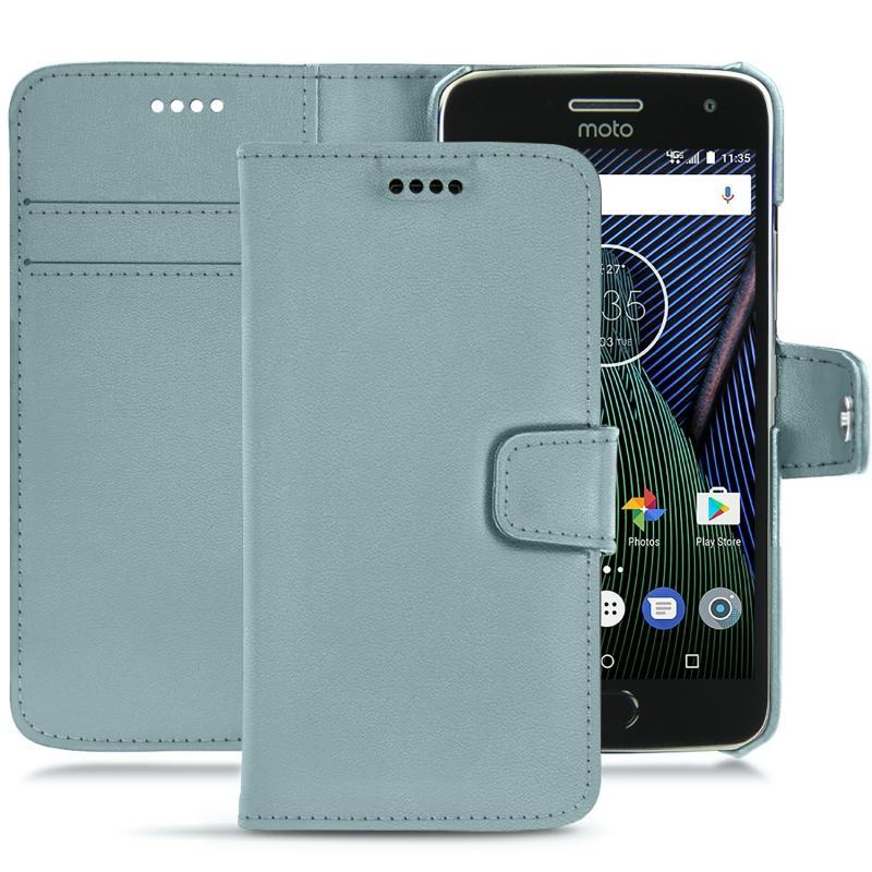 Capa em pele Lenovo Moto G5 Plus
