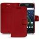 Funda de piel Lenovo Moto G5 Plus - Rouge PU
