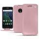 Lederschutzhülle Lenovo Moto G5 Plus - Rose ( Nappa - Pantone 2365C ) 