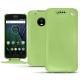 Lenovo Moto G5 Plus leather case - Vert olive ( Nappa - Pantone 578U ) 