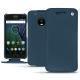 Custodia in pelle Lenovo Moto G5 Plus - Indigo ( Pantone 303U ) 