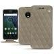 Capa em pele Lenovo Moto G5 Plus - Darboun sabla - Couture