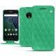 Capa em pele Lenovo Moto G5 Plus - Menthe vintage - Couture