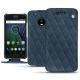 レザーケース Lenovo Moto G5 Plus - Jean vintage - Couture