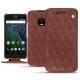 Capa em pele Lenovo Moto G5 Plus - Passion vintage - Couture