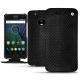Lenovo Moto G5 Plus leather case - Serpent nero