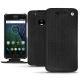 レザーケース Lenovo Moto G5 Plus - Abaca nero