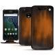 Lenovo Moto G5 Plus leather case - Marron Patine