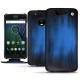 Custodia in pelle Lenovo Moto G5 Plus - Bleu Patine