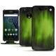 Lederschutzhülle Lenovo Moto G5 Plus - Vert Patine