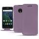 Capa em pele Lenovo Moto G5 Plus - Lilas PU