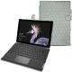 Housse cuir Microsoft Surface Pro (2017) - Gris - Couture ( Nappa - Pantone W428C ) 