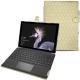 Housse cuir Microsoft Surface Pro (2017) - Beige - Couture ( Nappa - Pantone 7502C ) 
