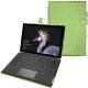 Capa em pele Microsoft Surface Pro (2017) - Vert olive - Couture ( Nappa - Pantone 578U ) 