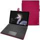 Housse cuir Microsoft Surface Pro (2017) - Rose fluo - Couture
