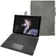 가죽 커버 Microsoft Surface Pro (2017) - Acier vintage - Couture