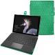 Microsoft Surface Pro (2017) leather case - Menthe vintage - Couture