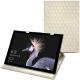 Microsoft Surface Pro (2017) leather case - Blanc - Couture ( Bologna - White ) 