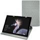 Microsoft Surface Pro (2017) leather case - Gris - Couture ( Nappa - Pantone W428C ) 