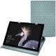 レザーケース Microsoft Surface Pro (2017) - Bleu ciel - Couture ( Nappa - Pantone 277C ) 